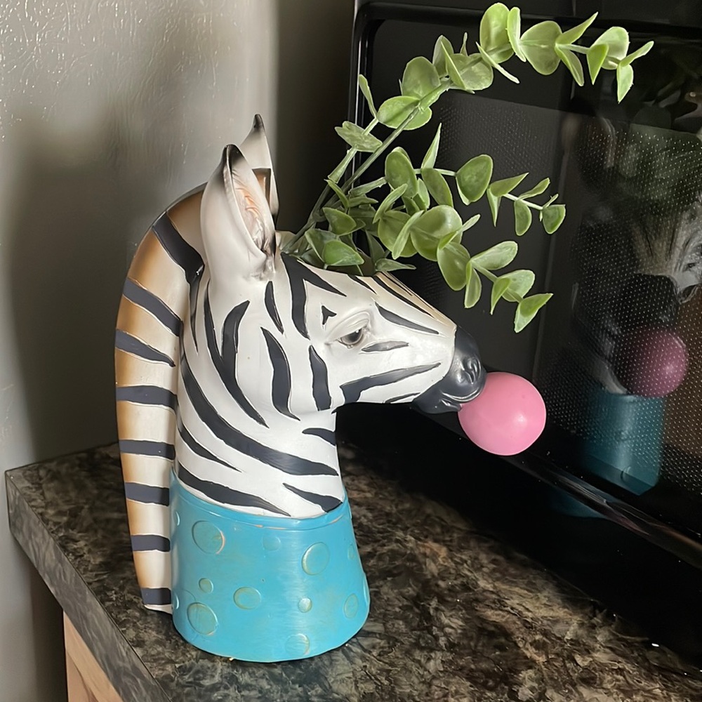 Beautiful electric Zebra that will sure spark a conversation!